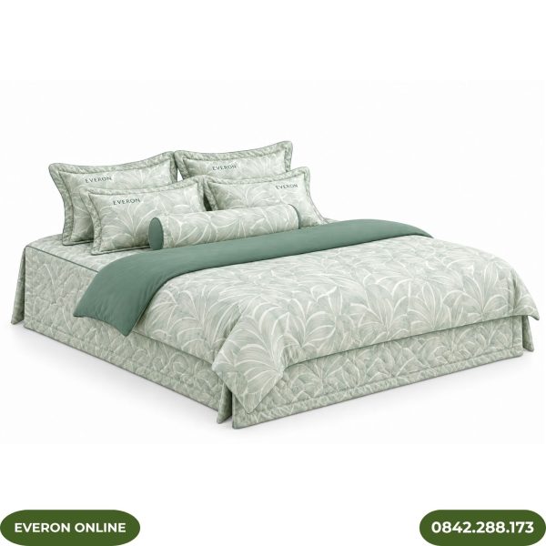 Bộ ga phủ bốn mùa Everon Everon EPT26015 Monstera Tencel