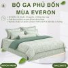 Bộ ga phủ bốn mùa Everon Everon EPT26015 Monstera Tencel BST Đơm hoa