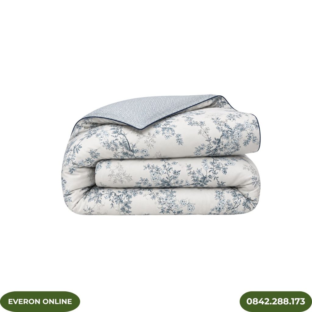 Chăn Everon EPC26012 vườn cổ điển Cotton BST Đơm Hoa