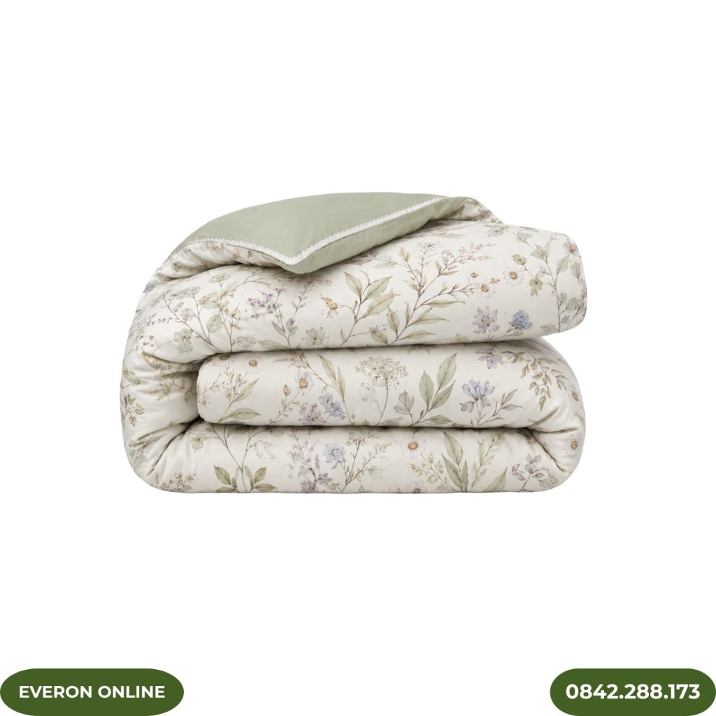 Chăn Everon EPC26014 sách hoa Cotton Sateen BST Đơm hoa