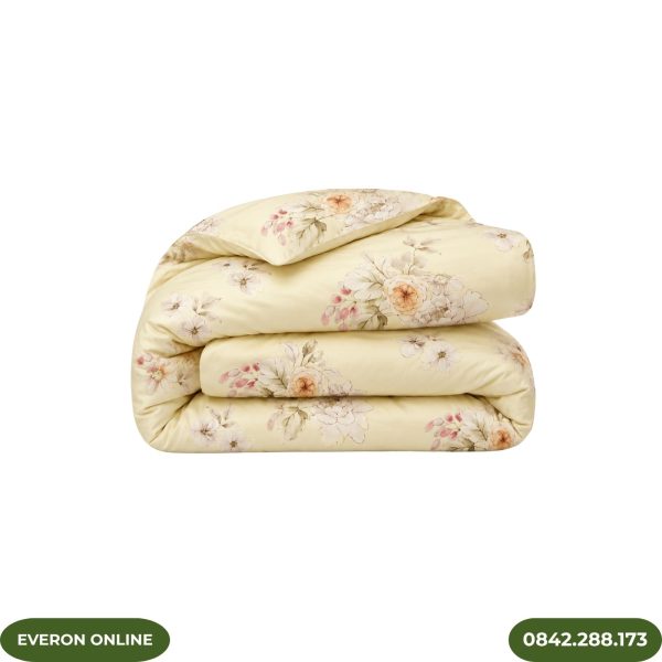 Chăn Everon EPTC26018 Muôn hoa vàng Tencel Blend BST Đơm hoa