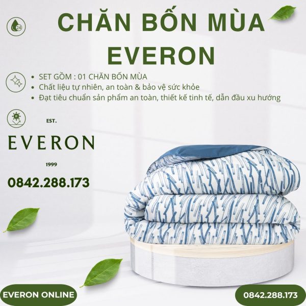 Chăn bốn mùa EPM25012 giao lộ hy vọng Modal Cotton BST Chân trời mới