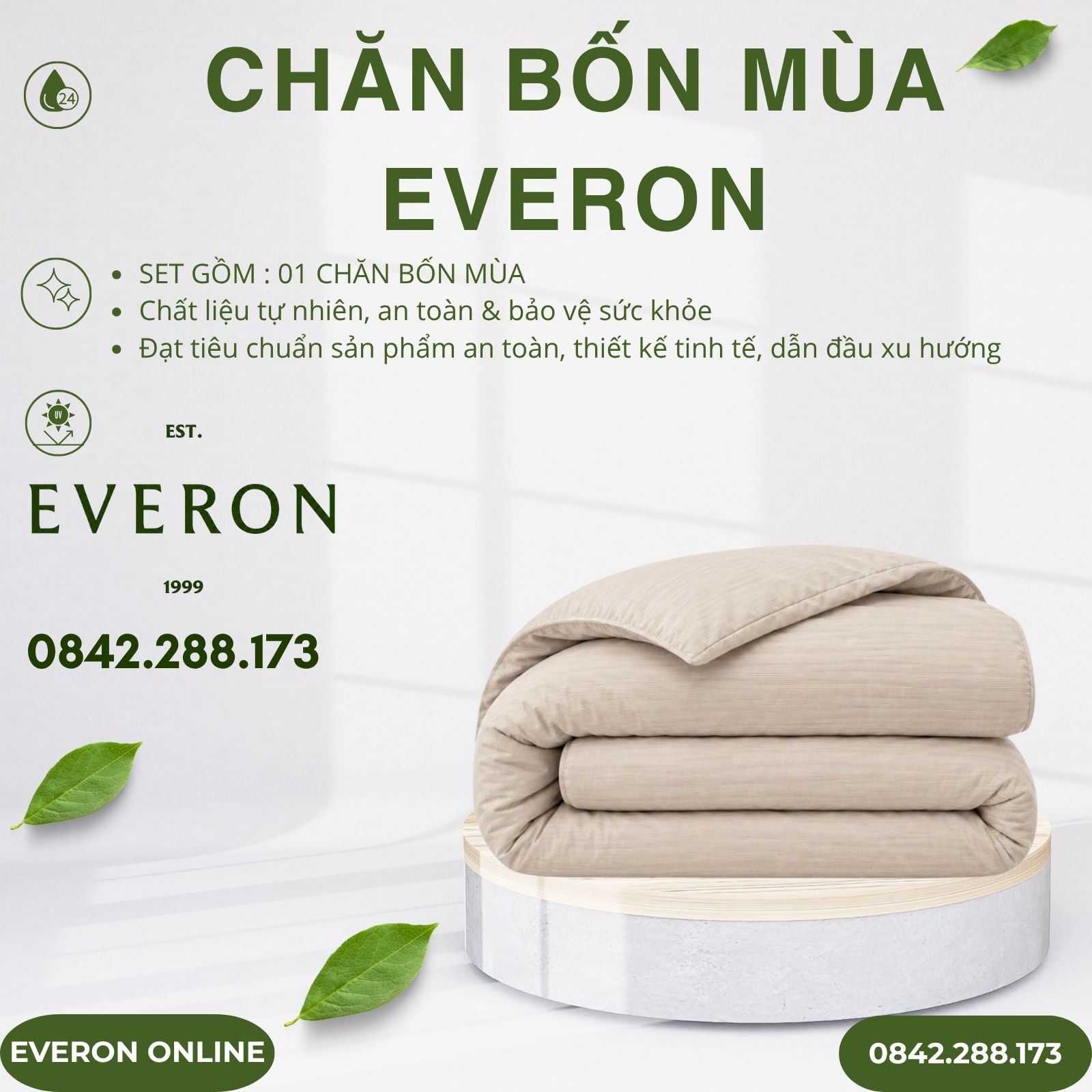 Chăn bốn mùa Everon BPC701 Horizon Cotton BST Basic Chăn bốn mùa Everon BPC701 Horizon Cotton BST Basic