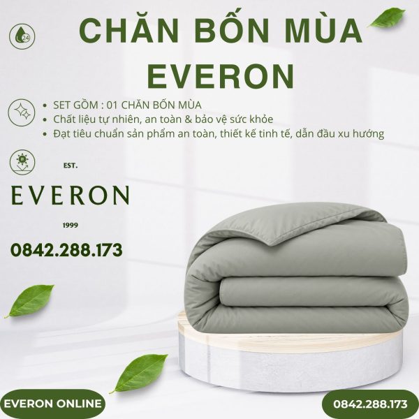 Chăn bốn mùa Everon BSL711 Mist Lyocell Twill BST Basic
