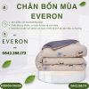 Chăn bốn mùa Everon CPM25202 Mèo Vui Vẻ Modal Cotton BST Cutie