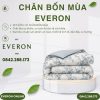 Chăn bốn mùa Everon EPC26012 Vườn cổ điển Cotton BST Đơm hoa