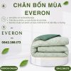 Chăn bốn mùa Everon EPT26015 Monstera Tencel BST Đơm hoa