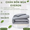 Chăn bốn mùa Everon EST25024 nét kiên định Tencel BST Khu vườn tinh hoa