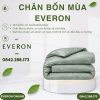 Chăn bốn mùa Everon ESTJ26009 Hồng tỉ muội Tencel Jacquard BST Đơm hoa