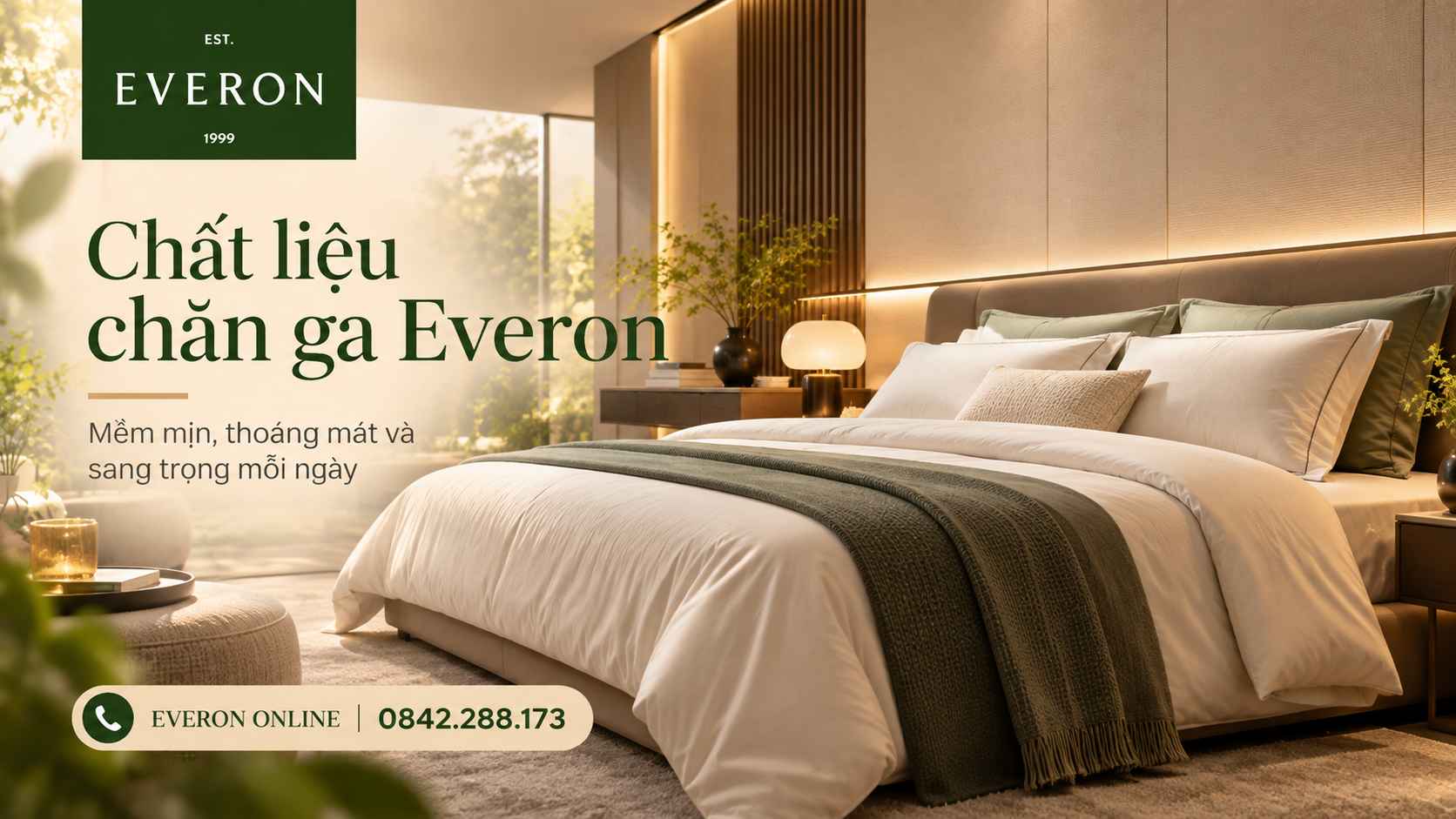 Chất liệu chăn ga Everon: Cotton, Modal, Tencel khác gì?