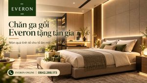Chăn ga gối Everon tặng tân gia Chọn bộ tinh tế