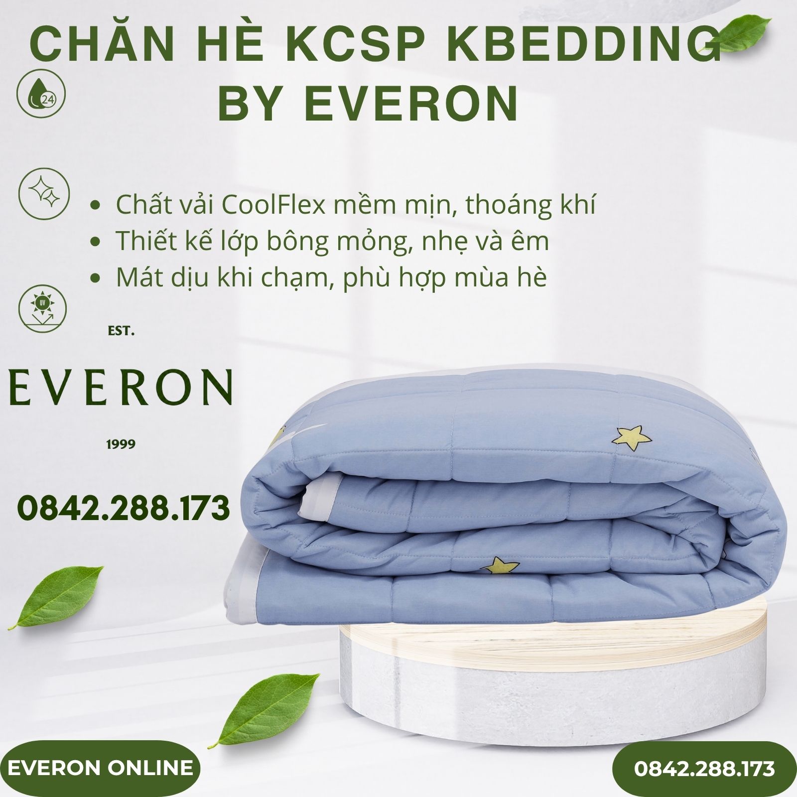 Chăn hè CoolFlex KCSP K-Bedding by Everon mềm mát Chăn hè CoolFlex KCSP K-Bedding by Everon mềm mát