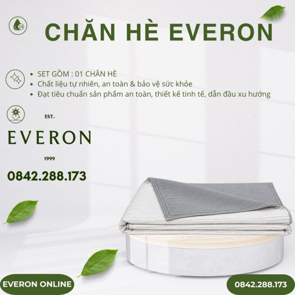 Chăn hè Everon BPC704 Pinstripe Cotton BST Basic