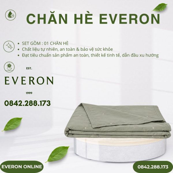Chăn hè Everon BSL714 Sage Lyocell Twill BST Basic