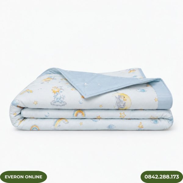 Chăn hè Everon CPT26201 vườn thú trên mây BST Cutie