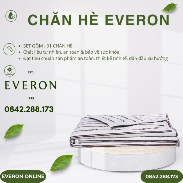 Chăn hè Everon EPC25035 đường song song Cotton BST Ever-on
