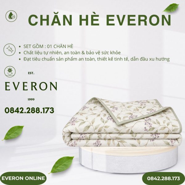 Chăn hè Everon EPC26013 mùa quả dại BST Đơm hoa