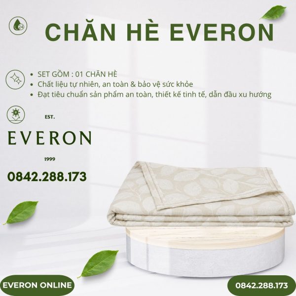 Chăn hè Everon EPC27027 Beech Cotton BST Những mảnh êm