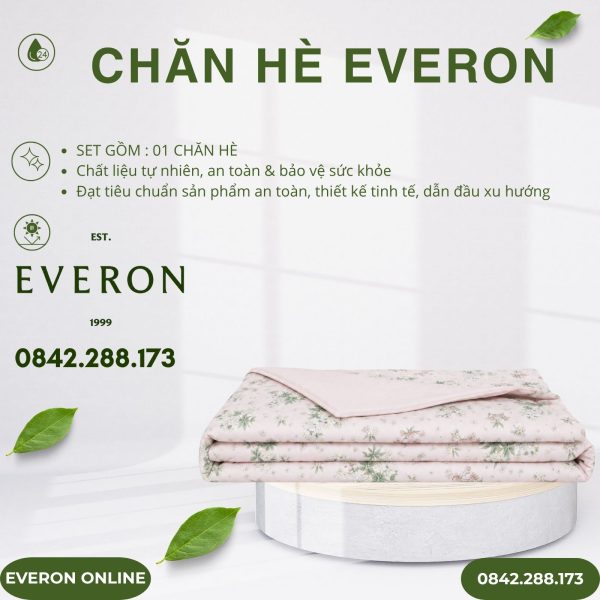 Chăn hè Everon EPM25010 nét hứng khởi Modal BST Chân trời mới