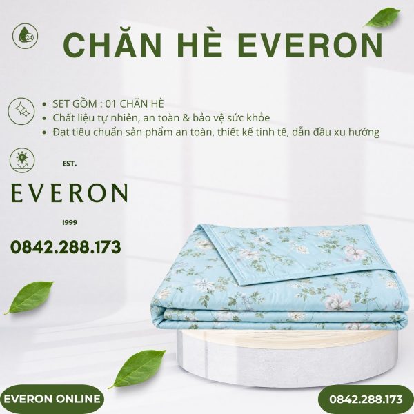 Chăn hè Everon EPMOC27024 Dawn Modal Cotton BST Những mảnh êm