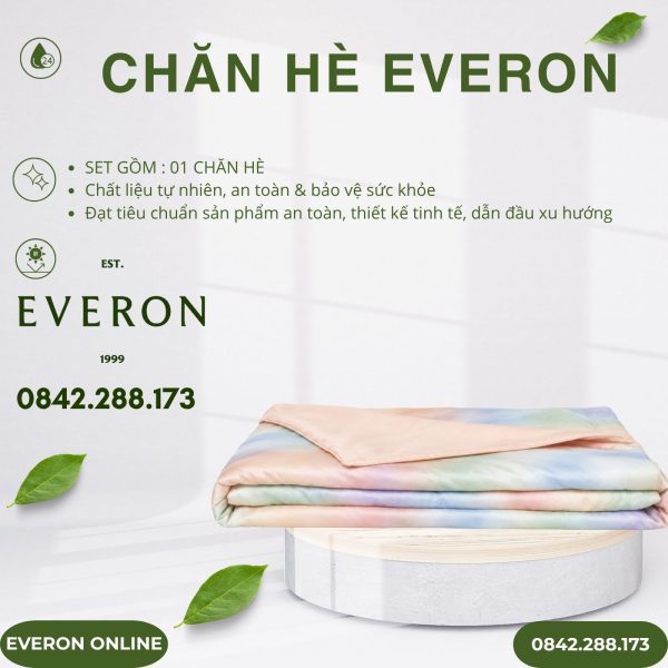Chăn hè Everon EPT25015 ánh dương lấp lánh Tencel BST Chân trời mới