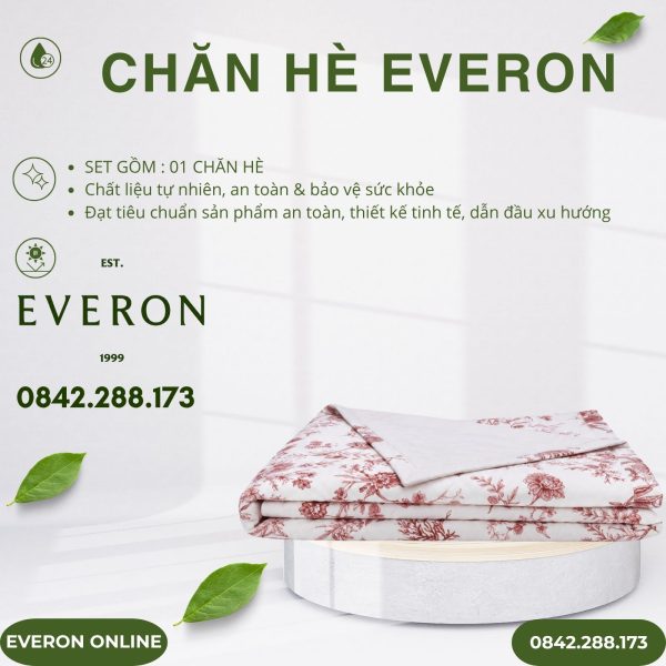 Chăn hè Everon EPT25027 khởi đầu lạc quan BST Khu vườn tinh hoa
