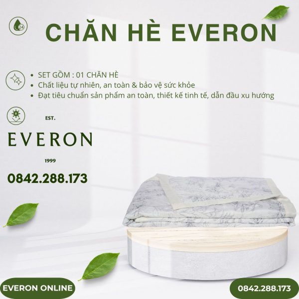 Chăn hè Everon EPTC25036 vườn tươi tốt Tencel Blend BST Ever-on