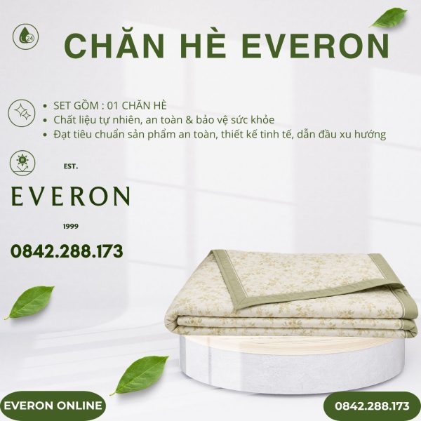 Chăn hè Everon EPTC27021 Herb Tencel Blend BST những mảnh êm