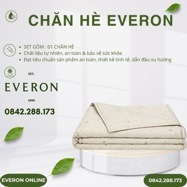 Chăn hè Everon EPTC27033 Rustic Tencel Blend BST Những mảnh êm