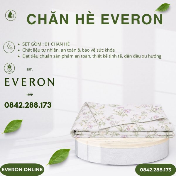 Chăn hè Everon EPTMC27028 Cottage Tencel Modal Cotton BST Những mảnh êm