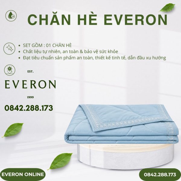Chăn hè Everon ESB27007 Tide Bamboo BST Những mảnh êm