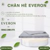 Chăn hè Everon EST25042 hoa thêu xám Tencel BST Ever-on