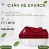 Chăn hè Everon ESTC26007 cẩm chướng đỏ Tencel Blend BST Đơm Hoa