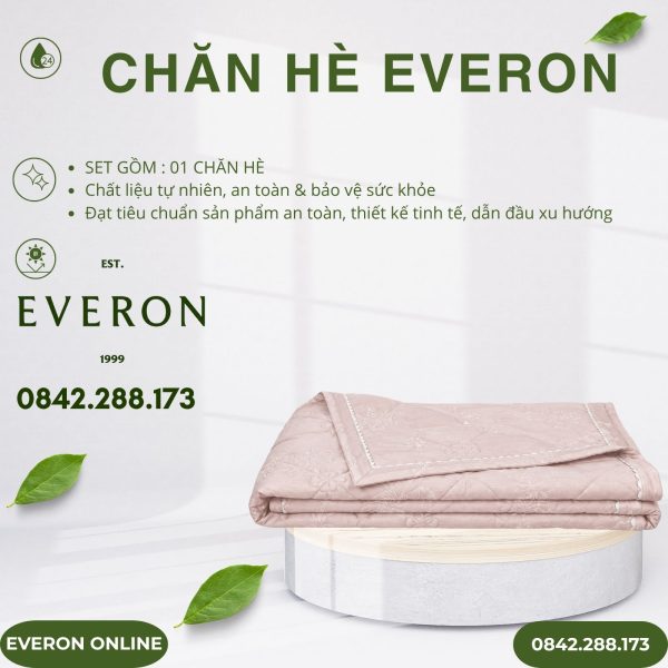 Chăn hè Everon ESTC27001 Ginkgo Tencel Blend BST Những mảnh êm