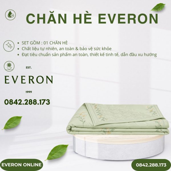 Chăn hè Everon ESTC27004 Valley Tencel Blend BST Những mảnh êm