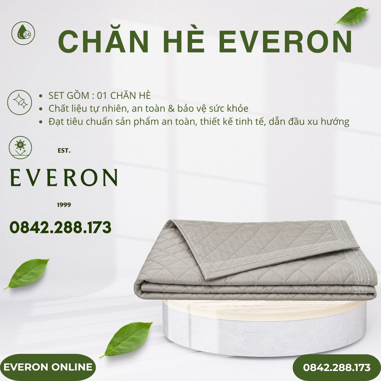 Chăn hè Everon ESTMC27002 Espirit Modal Cotton BST Những mảnh êm Chăn hè Everon ESTMC27002 Espirit Modal Cotton BST Những mảnh êm