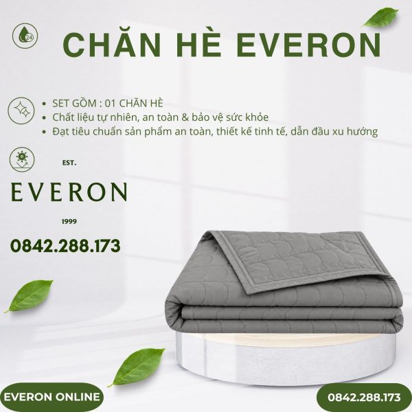 Chăn hè Everon ESTMC27012 Pinnate Tencel Modal Cotton BST Những mảnh êm