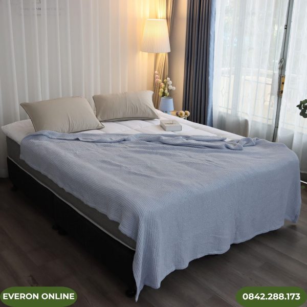 Chăn văn phòng tổ ong K-Bedding by Everon cao cấp