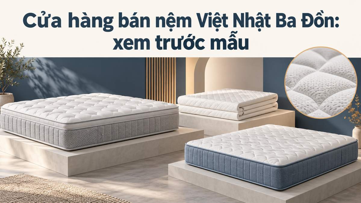 Cửa hàng bán nệm Việt Nhật Ba Đồn xem trước mẫu