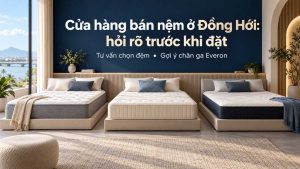 Cửa hàng bán nệm ở Đồng Hới hỏi rõ trước khi đặt