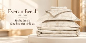 Everon Beech EPC27027 Sắc be ấm áp cùng họa tiết lá dẻ gai