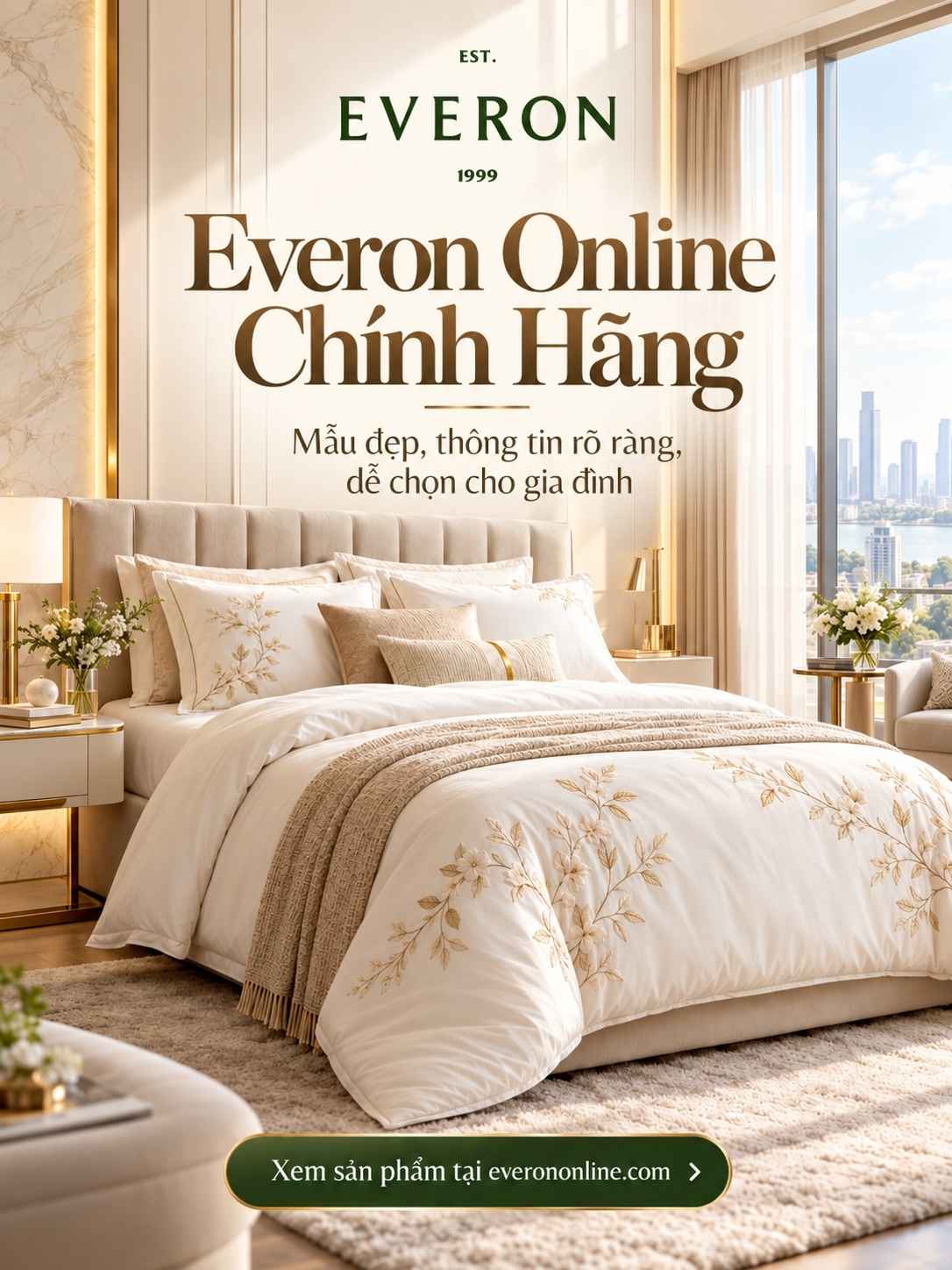 Everon Online chính hãng – Những điều cần biết trước khi chọn mua chăn ga gối