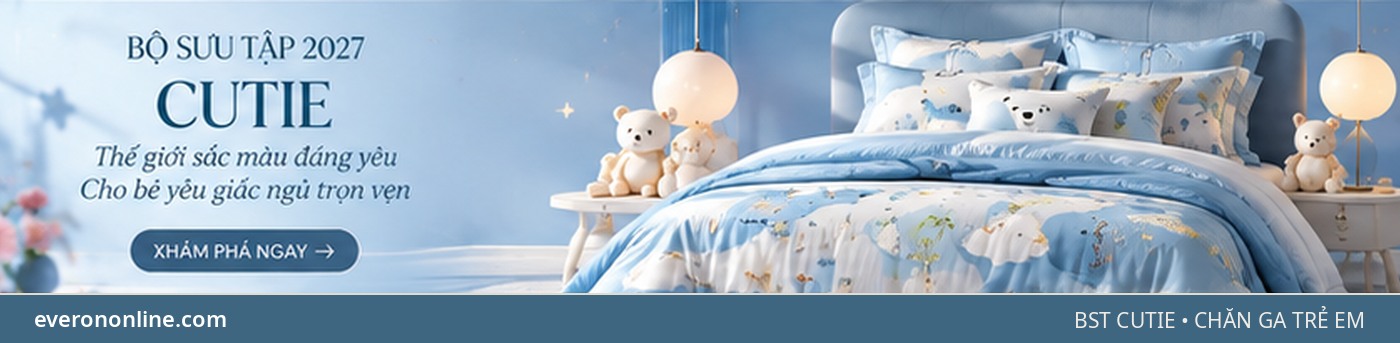 Everononline Cutie - chăn ga trẻ em đáng yêu