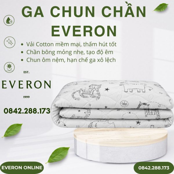 Ga Chun Chần Everon CPC25204 Vườn Thú Tinh Nghịch Cotton