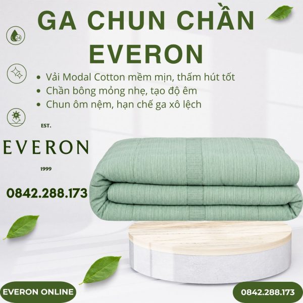 Ga Chun Chần Everon EPM25031 Lá Thạch Thảo Modal Cotton