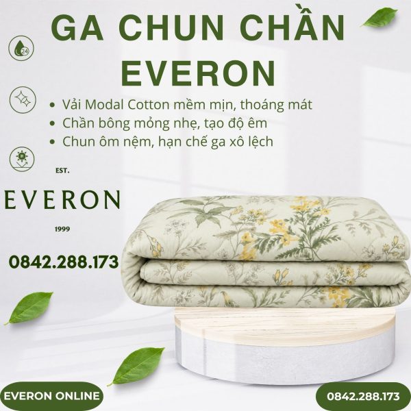 Ga Chun Chần Everon EPMOC27025 Lilies Modal Cotton