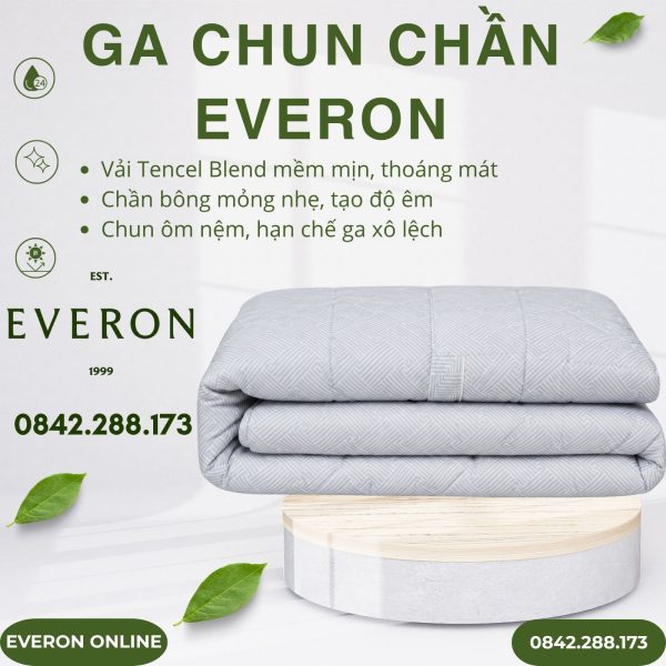 Ga Chun Chần Everon EPTC25037 Kỷ Hà Xám Tencel Blend
