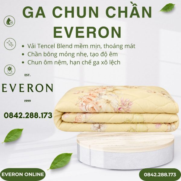 Ga Chun Chần Everon EPTC26018 Muôn Hoa Vàng Tencel Blend