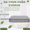 Ga Chun Chần Everon EST25042 Hoa Thêu Xám Tencel