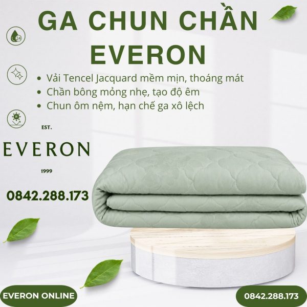 Ga Chun Chần Everon ESTJ26009 Hồng Tỉ Muội Tencel Jacquard